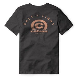 Cobian Salt + Light Arc T-Shirt Back #color_charcoal