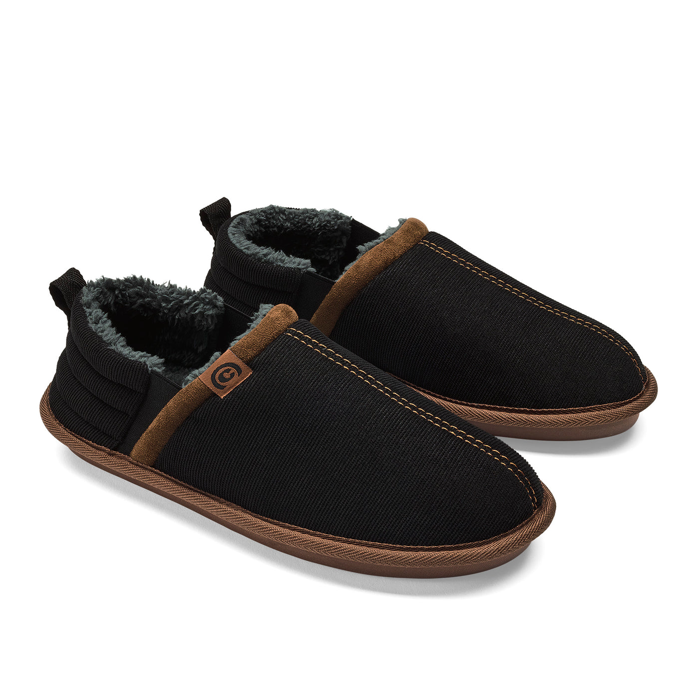 Jalama Moccasin Black 3 Quarter View #color_black