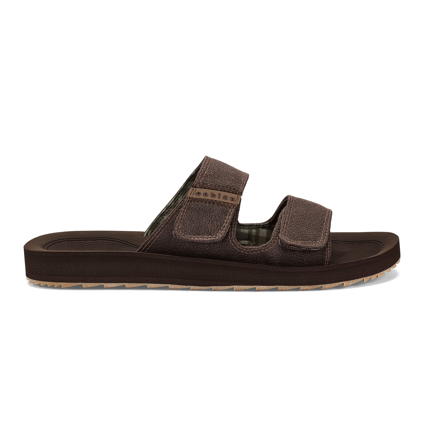 Trestles Trek Slide Chocolate 3 Quarter View #color_chocolate