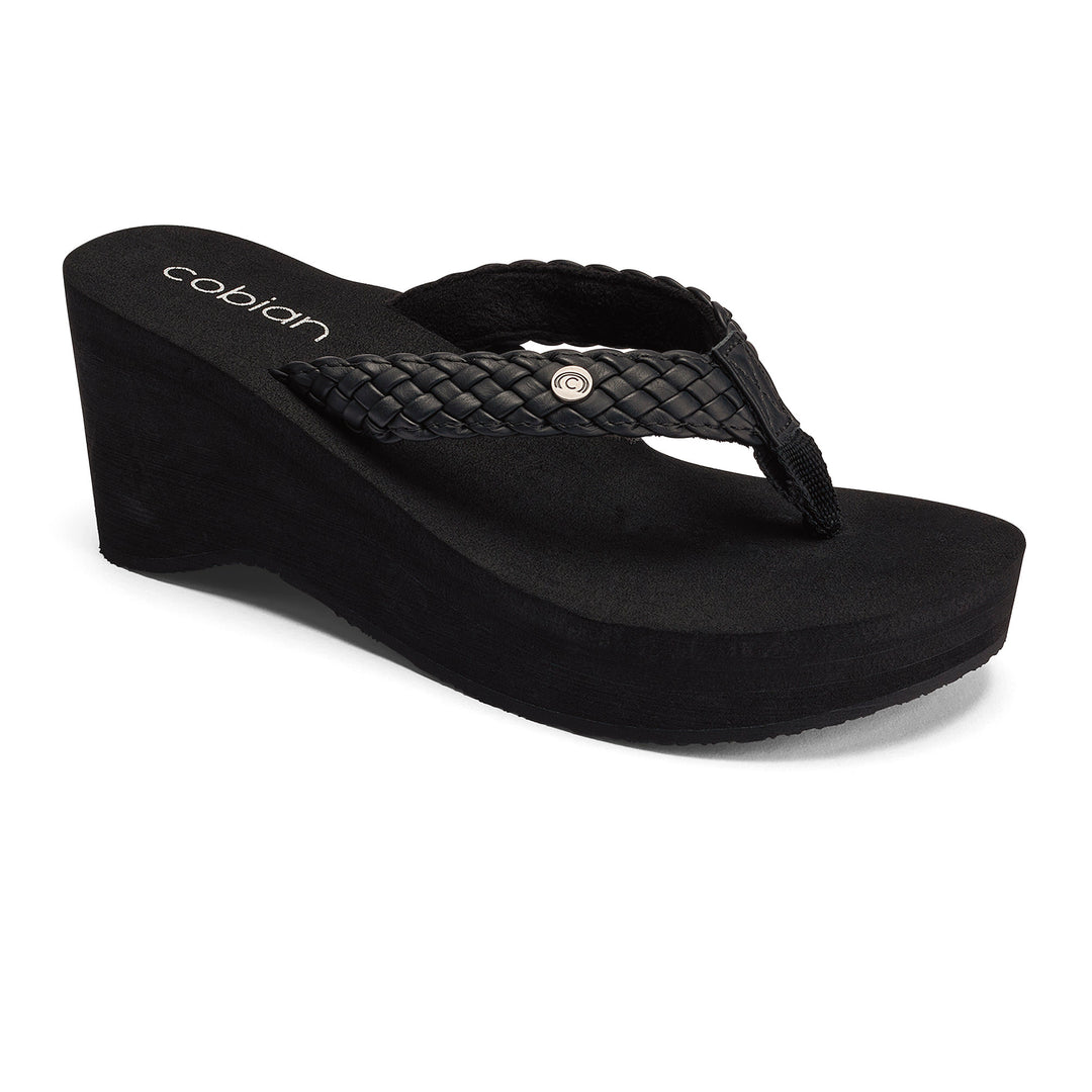 Cobian wedge flip flops on sale